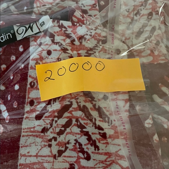 Chic African Burgundy Patterned Long Sleeve Sheath Dress Size 10 - Picture 11 of 11